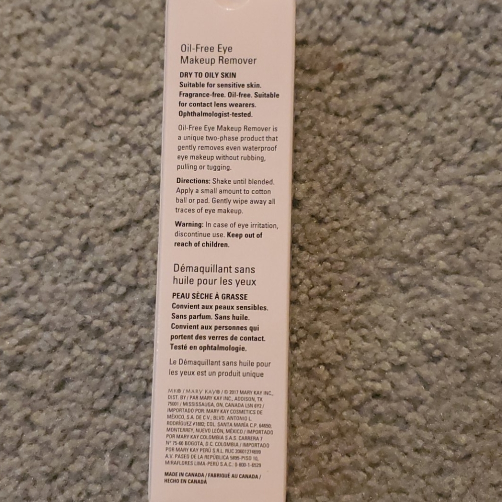 👁 NIB Mary Kay Oil-Free Eye Makeup Remover - Picture 3 of 3